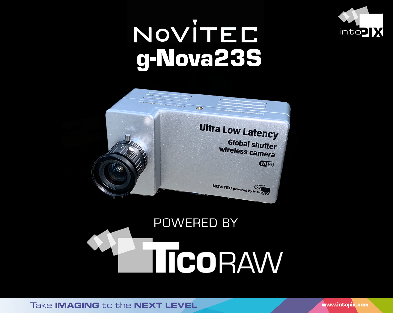 intoPIX annonce l'intégration de TicoRAW dans la nouvelle gamme de caméras industrielles Novitec